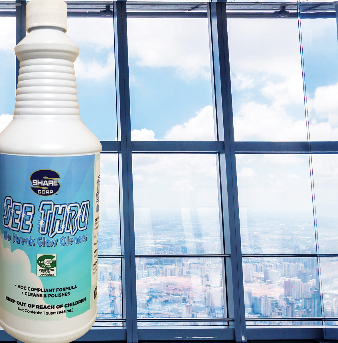 SEE THRU [No Streak Glass Cleaner] Share Corp